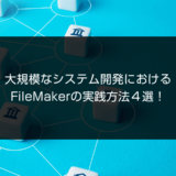 大規模なシステム開発におけるFileMakerの実践方法４選！